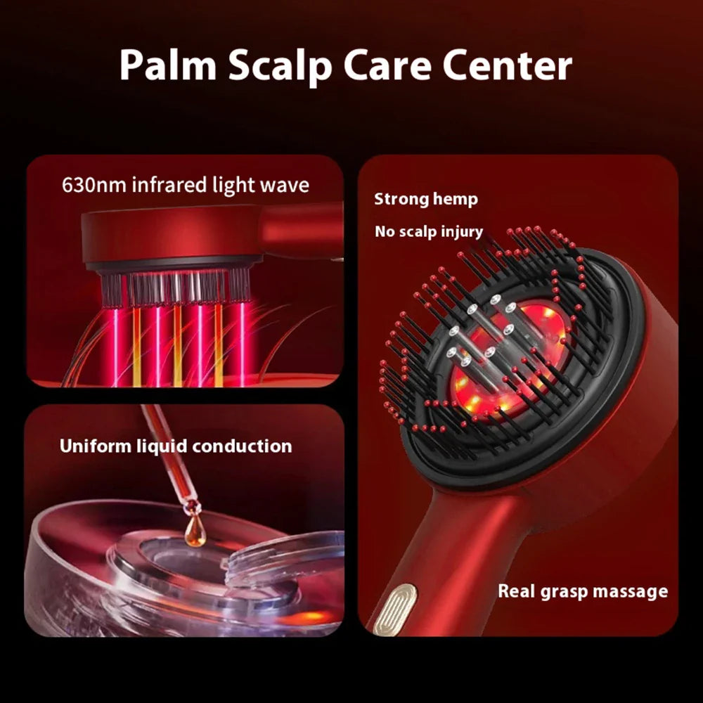 1 Advanced  Red Light Head Massager Brush