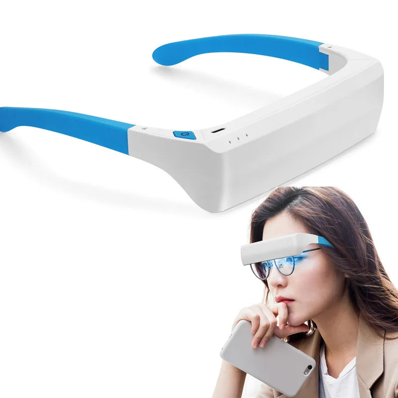 Lichttherapiebril - Blauw en Witlicht - 3 Sterktestanden - Lichttherapie Lamp - Daglichtbril - Winterdepressie Lamp - Lichttherapielamp - Daglichtlamp - Lichttherapie Bril - Lichttherapie